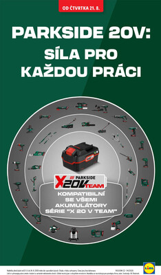 Lidl Čtvrtek od 21.8. do 24.8.2025