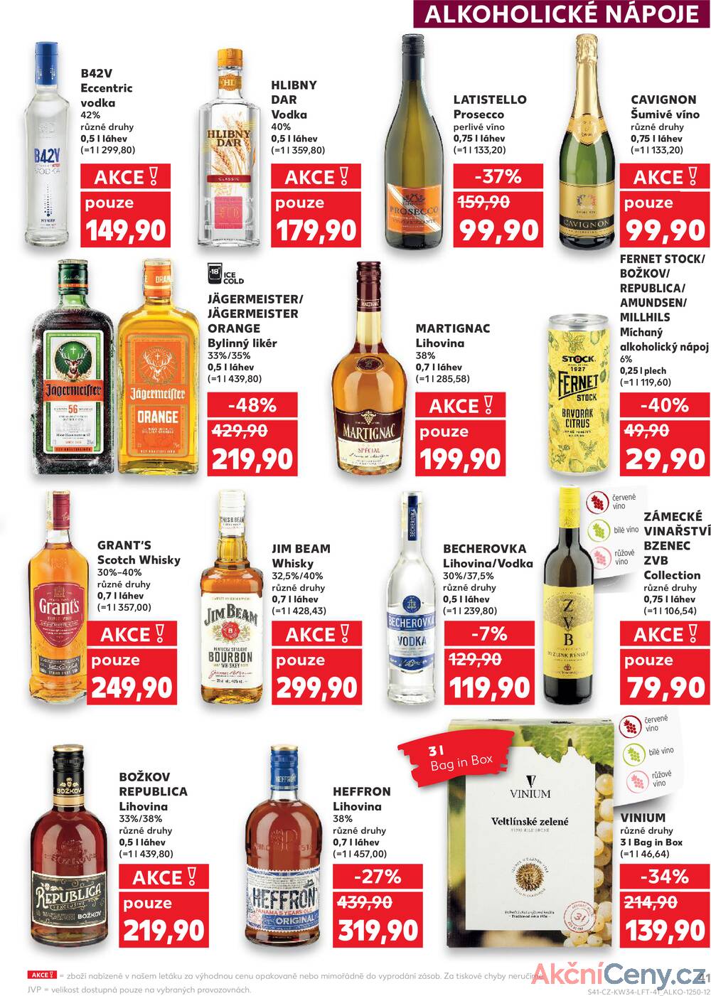 Leták Kaufland - Kaufland 20.8. - 26.8. - Kaufland - Plzeň (Lochotínská) - strana 41