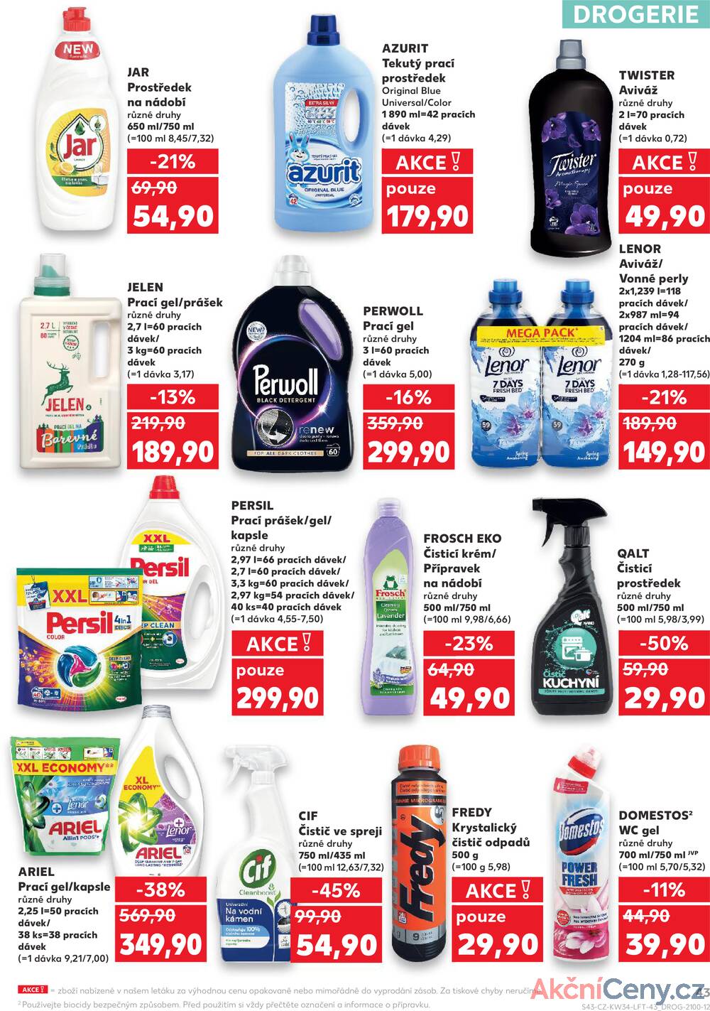 Leták Kaufland - Kaufland 20.8. - 26.8. - Kaufland - Plzeň (Lochotínská) - strana 43