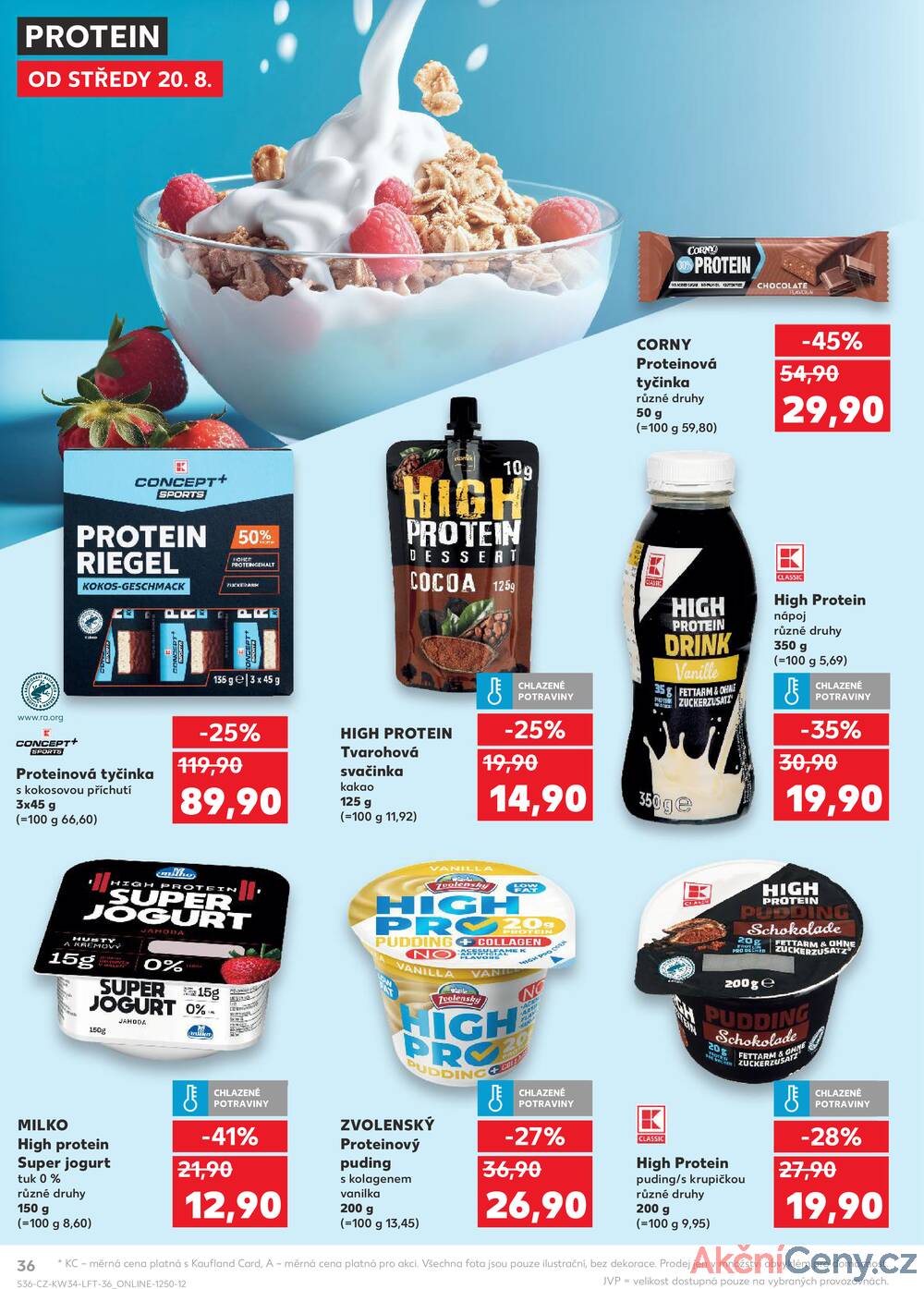 Leták Kaufland - Kaufland 20.8. - 26.8. - Kaufland - Třebíč Brněnská - strana 36
