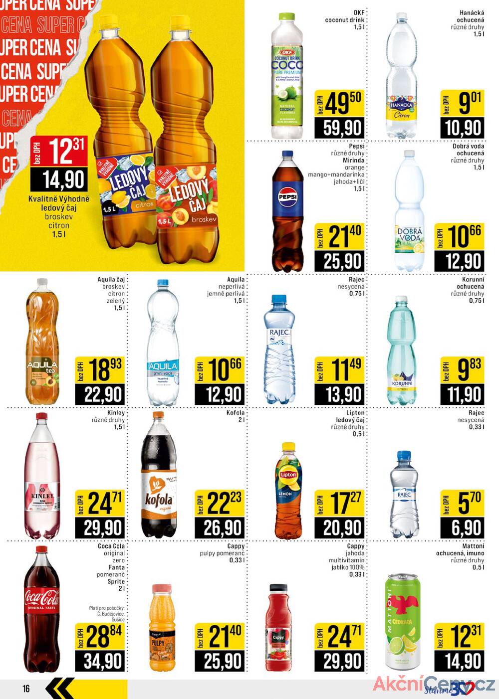 Leták JIP - JIP Cash & Carry České Budějovice, Most, Náchod, Polička, Sušice a Svoboda nad Úpou od 20.8. do 26.8.2025 - strana 16 Leták JIP - JIP Cash & Carry České Budějovice, Most, Náchod, Polička, Sušice a Svoboda nad Úpou od 20.8. do 26.8.2025 - strana 16