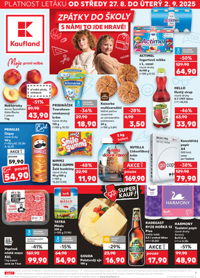 Leták Kaufland 27.8. - 2.9. - Kaufland - Děčín