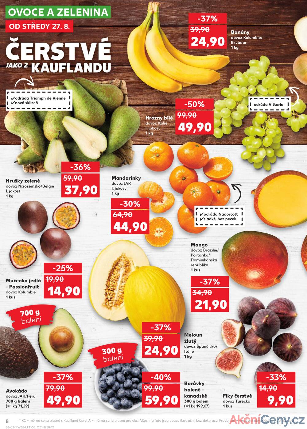 Leták Kaufland - Kaufland 27.8. - 2.9. - Kaufland - Tábor - strana 8