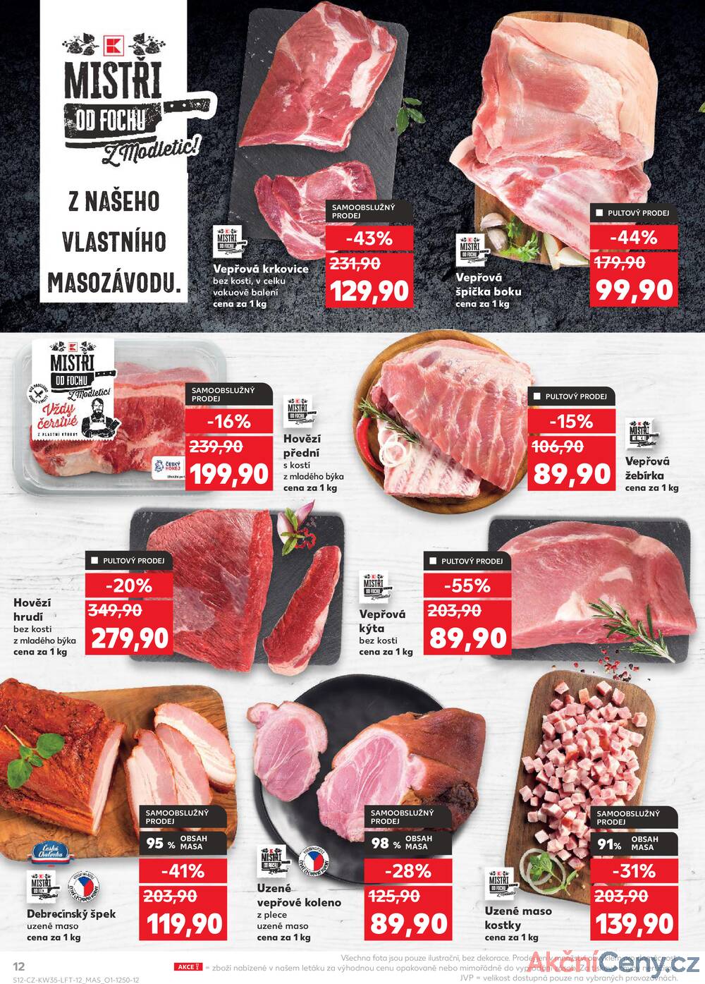 Leták Kaufland - Kaufland 27.8. - 2.9. - Kaufland - Tábor - strana 12