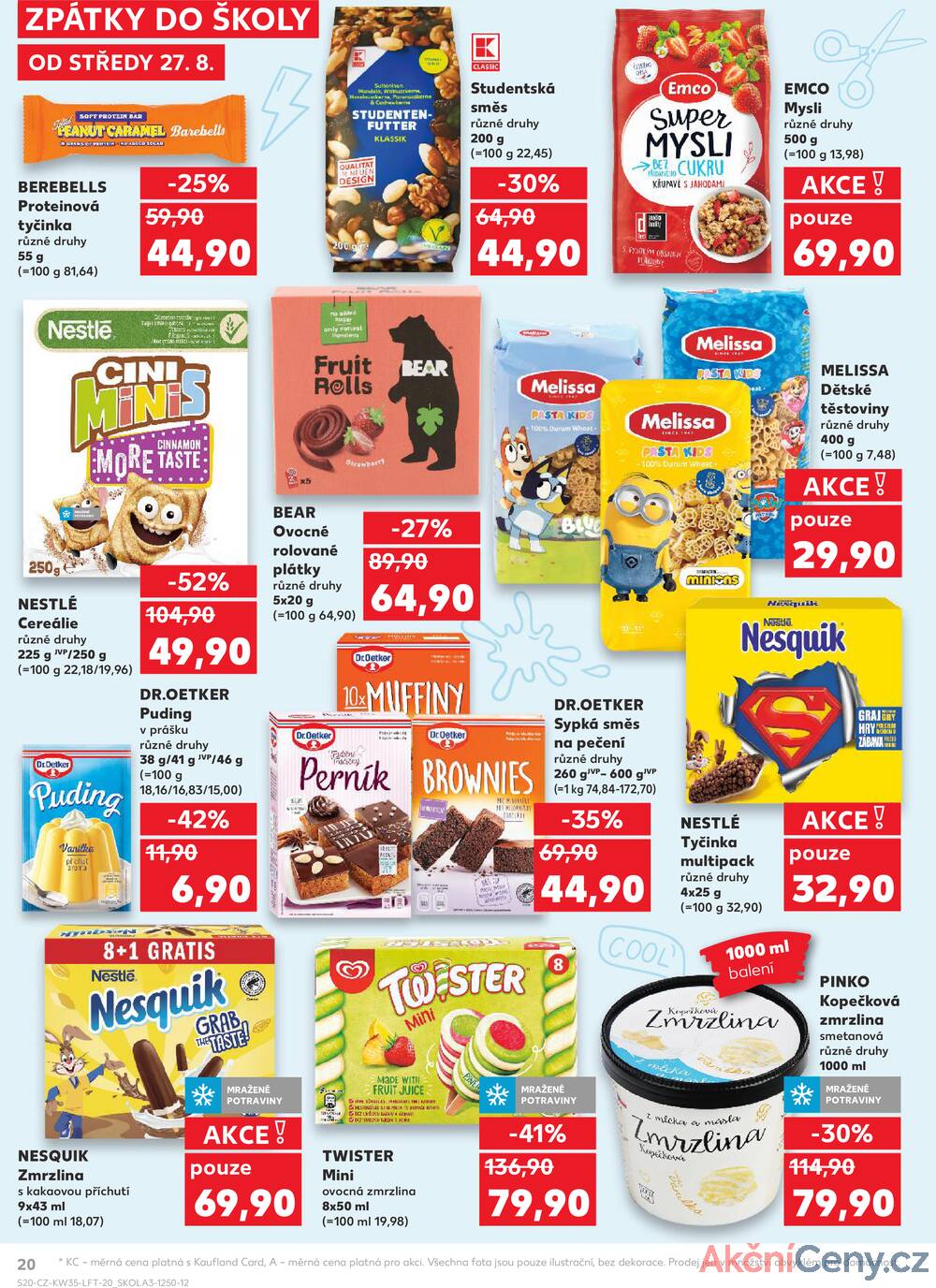 Leták Kaufland - Kaufland 27.8. - 2.9. - Kaufland - Zlín ( OC Čepkov) - strana 20