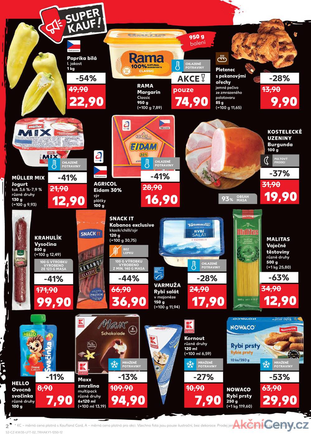 Leták Kaufland - Kaufland 27.8. - 2.9. - Kaufland - Praha 4 (Michle) - strana 2