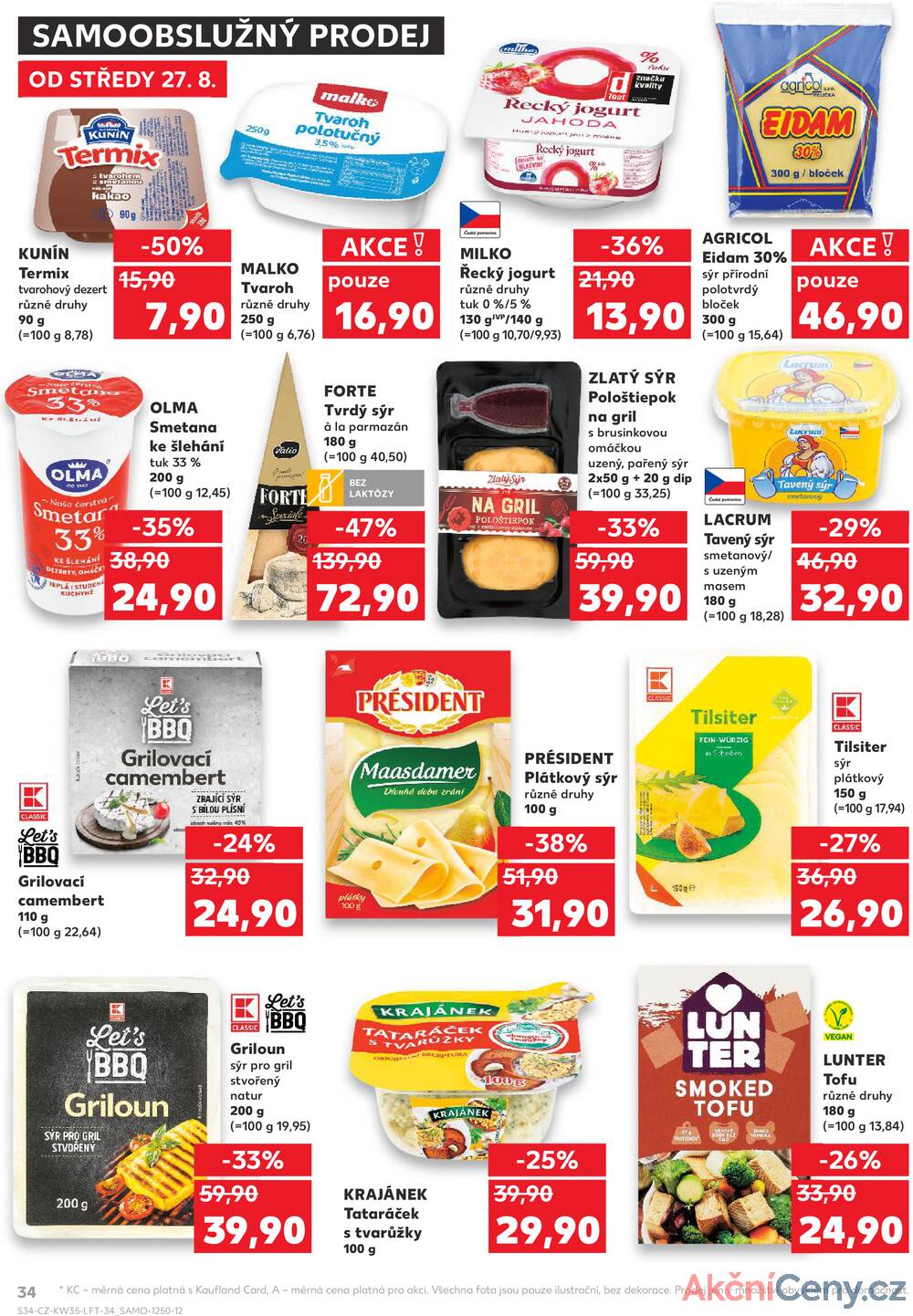 Leták Kaufland - Kaufland 27.8. - 2.9. - Kaufland - Kolín - strana 34
