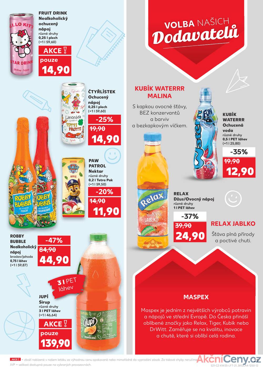 Leták Kaufland - Kaufland 27.8. - 2.9. - Kaufland - Znojmo (Jarošova) - strana 21