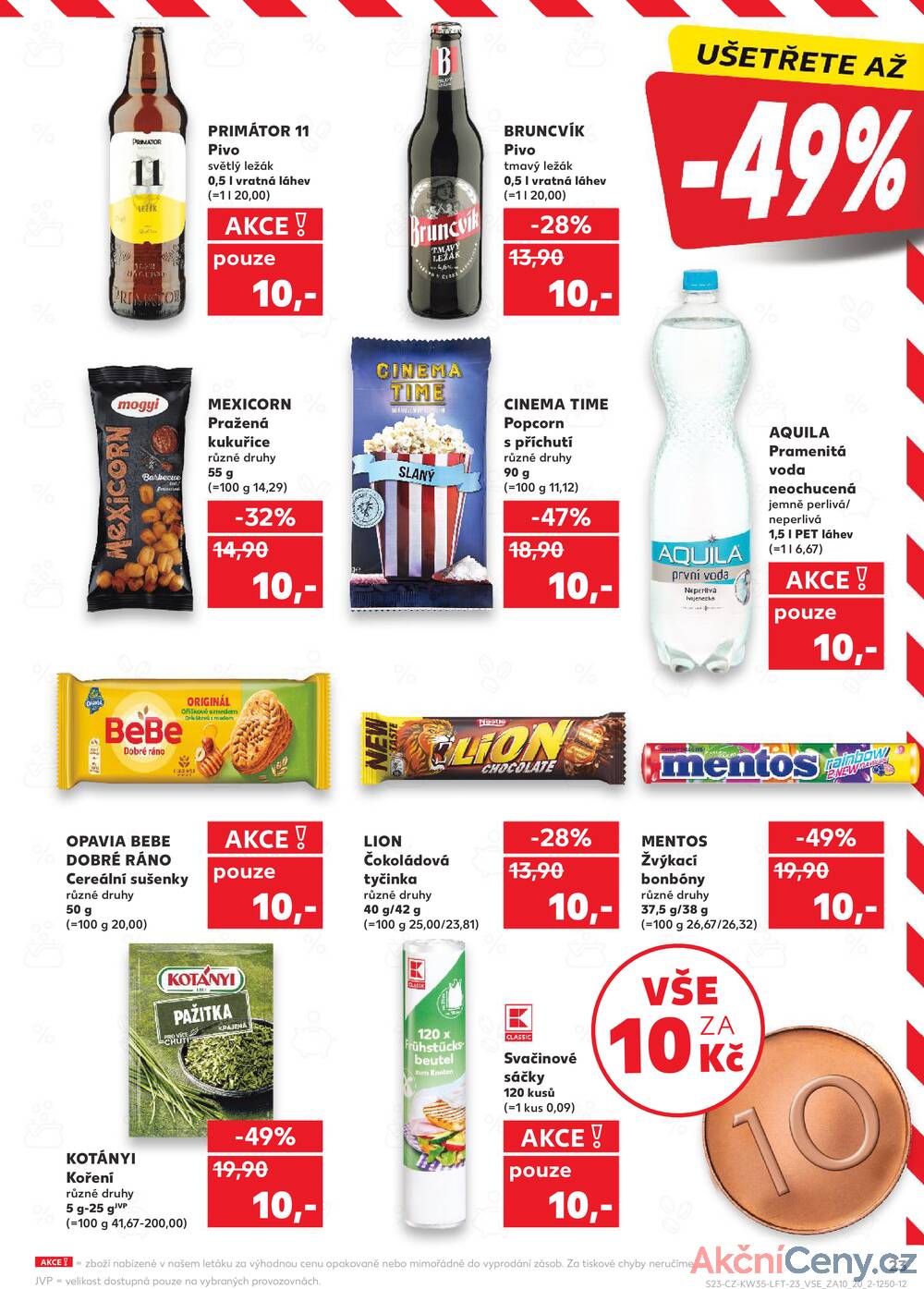 Leták Kaufland - Kaufland 27.8. - 2.9. - Kaufland - Znojmo (Jarošova) - strana 23