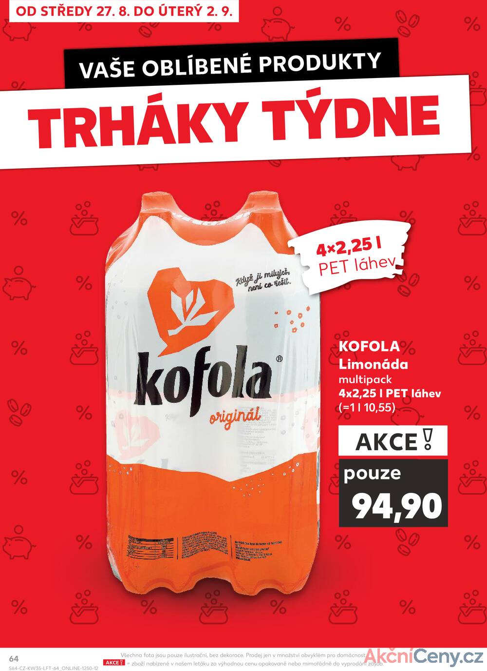 Leták Kaufland - Kaufland 27.8. - 2.9. - Kaufland - Kyjov - strana 64