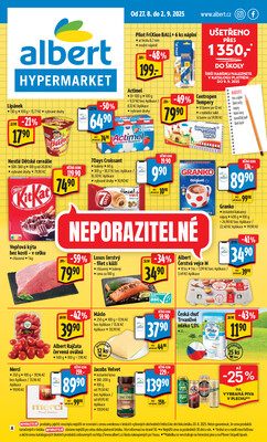 Leták Albert Hypermarket Jihomoravský od 27.8. do 2.9.2025