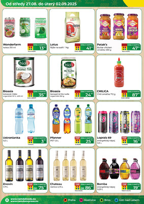 Tamda Foods od 27.8. do 2.9.2025