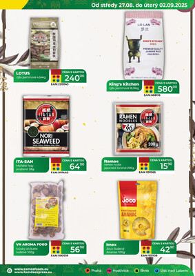 Tamda Foods od 27.8. do 2.9.2025
