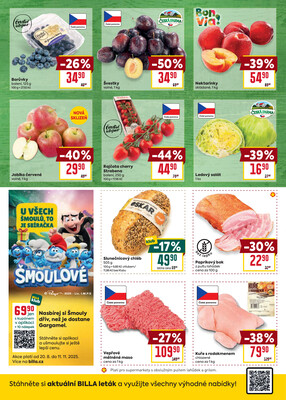 Billa malý leták od 27.8. do 2.9.2025