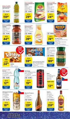 Tesco supermarkety od 27.8. do 2.9.2025