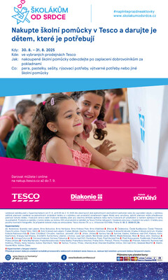 Tesco malé hypermarkety od 27.8. do 2.9.2025