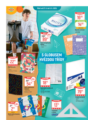 Leták Akční leták Globus 27.8. - 9.9.2025 - Globus Chotíkov u Plzně