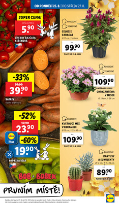 Lidl od 25.8. do 27.8.2025