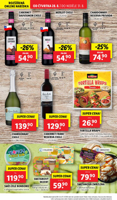 Lidl Čtvrtek od 28.8. do 31.8.2025
