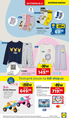 Lidl Čtvrtek od 28.8. do 31.8.2025