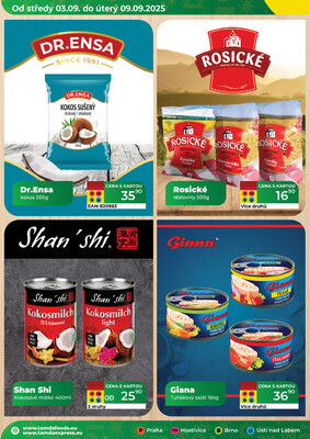 Tamda Foods od 3.9. do 9.9.2025