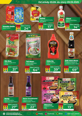 Tamda Foods od 3.9. do 9.9.2025