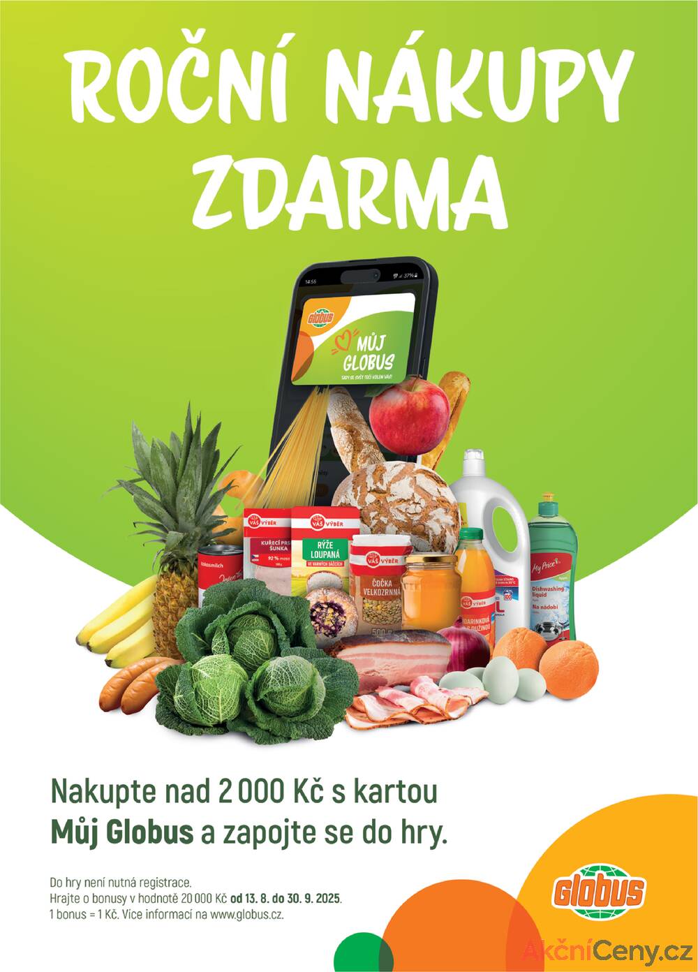 Leták Globus - Akční leták Globus 3.9. - 9.9.2025 - Globus Praha - Centrum Černý Most - strana 1