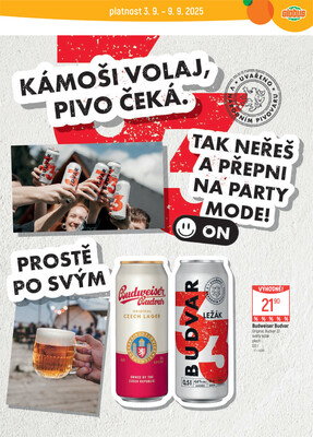 Akční leták Globus 3.9. - 9.9.2025 - Globus Opava