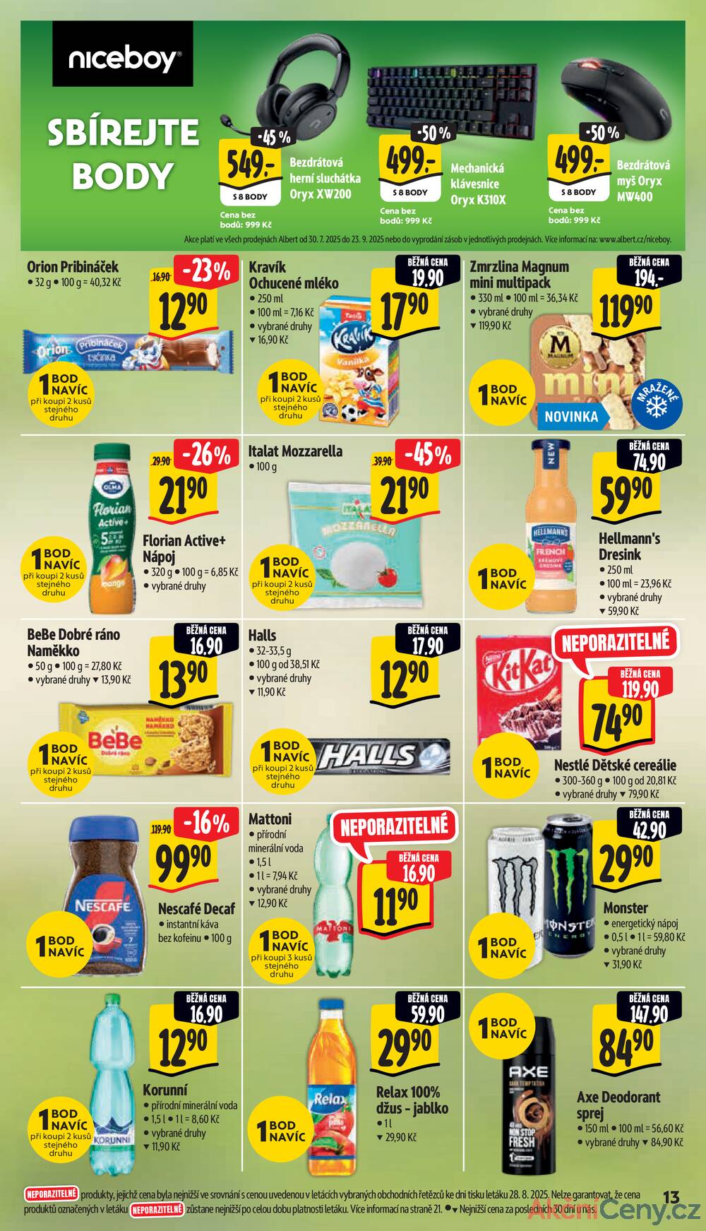 Leták Albert - Albert Supermarket Jihomoravský od 3.9. do 9.9.2025 - strana 21