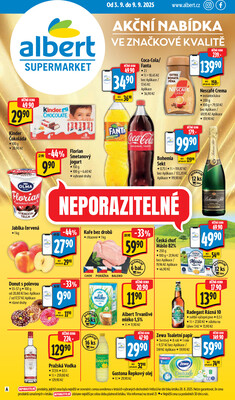 Leták Albert Supermarket Jihomoravský od 3.9. do 9.9.2025