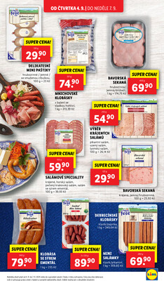 Lidl Čtvrtek od 4.9. do 7.9.2025