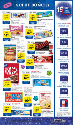 Tesco supermarkety od 3.9. do 9.9.2025