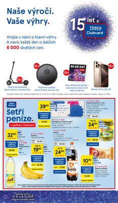 Tesco malé hypermarkety od 3.9. do 9.9.2025