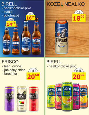 BENE Nápoje od 1.9. do 30.9.2025