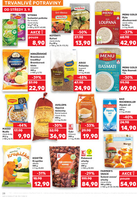Kaufland 3.9. - 9.9. - Kaufland - Praha - Horní Měcholupy