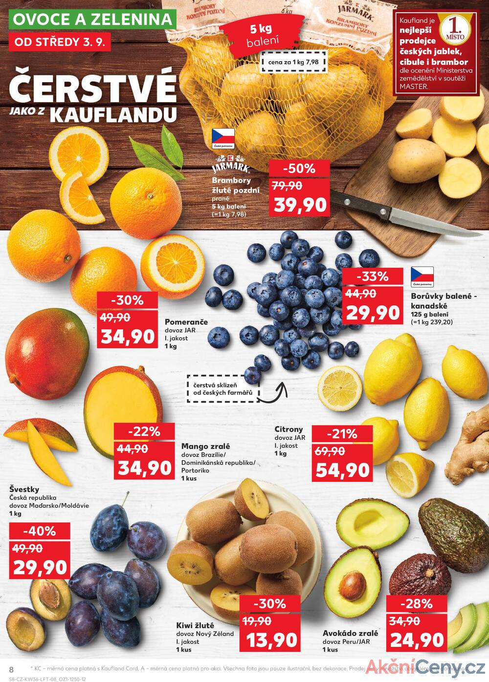 Leták Kaufland - Kaufland 3.9. - 9.9. - Kaufland Praha-Barrandov - strana 8