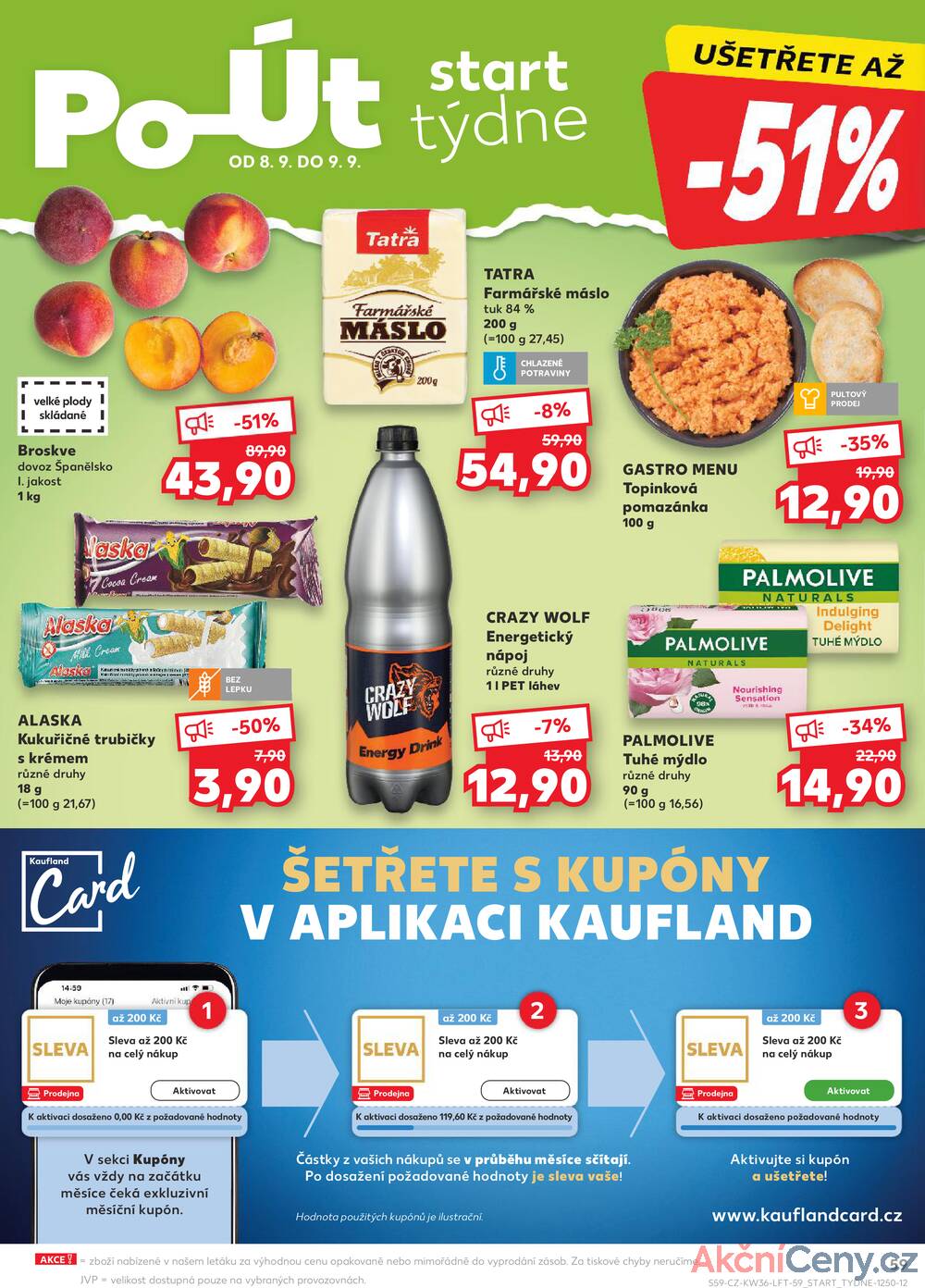 Leták Kaufland - Kaufland 3.9. - 9.9. - Kaufland Praha-Barrandov - strana 59