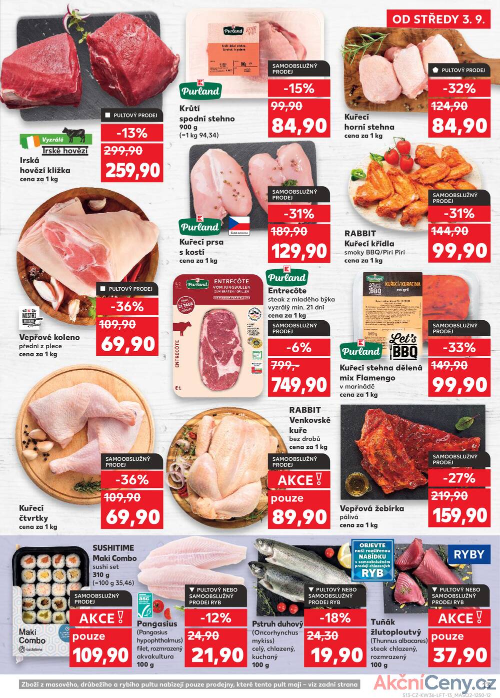 Leták Kaufland - Kaufland 3.9. - 9.9. - Kaufland - Sokolov - strana 13