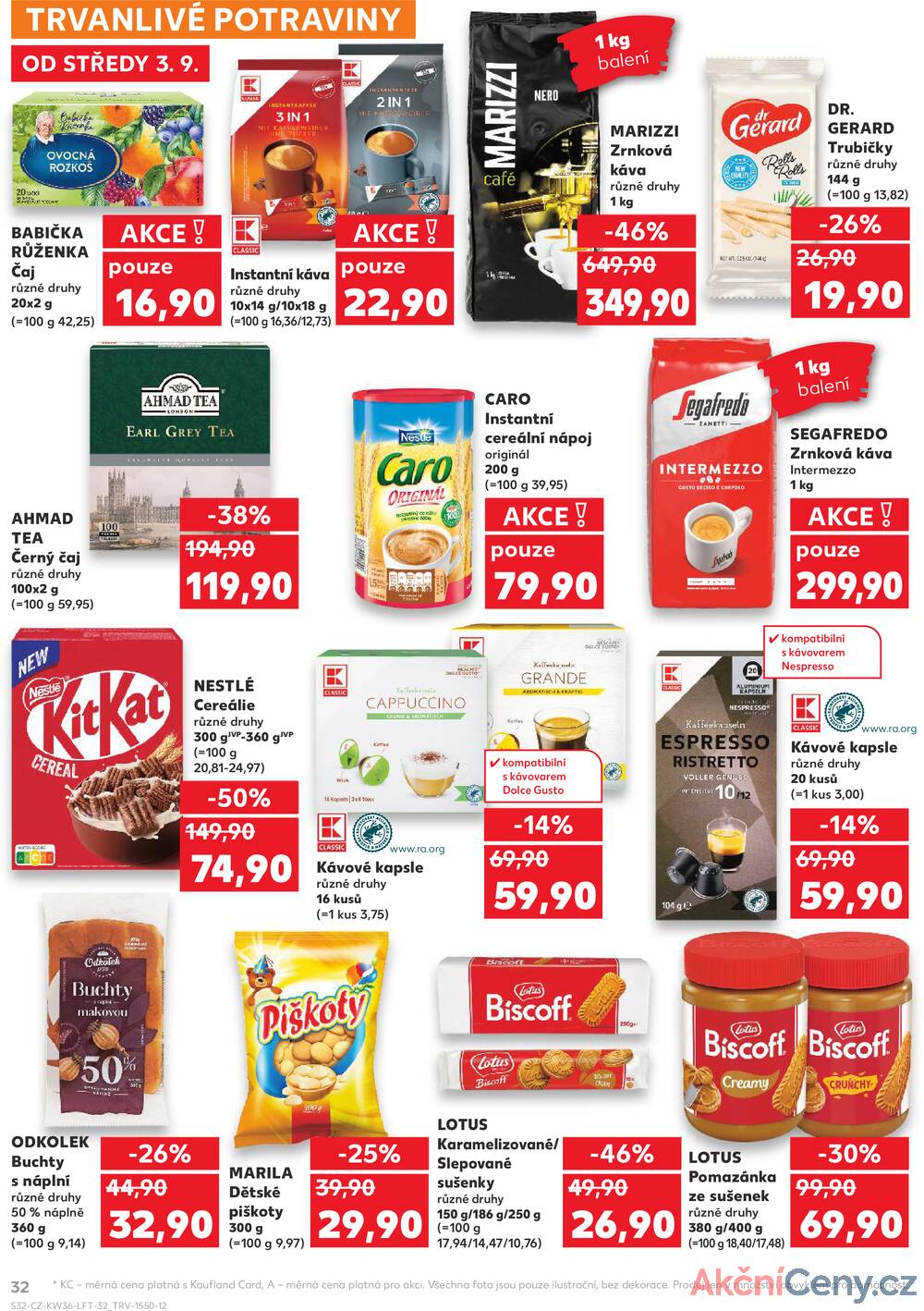Leták Kaufland - Kaufland 3.9. - 9.9. - Kaufland - Sokolov - strana 32