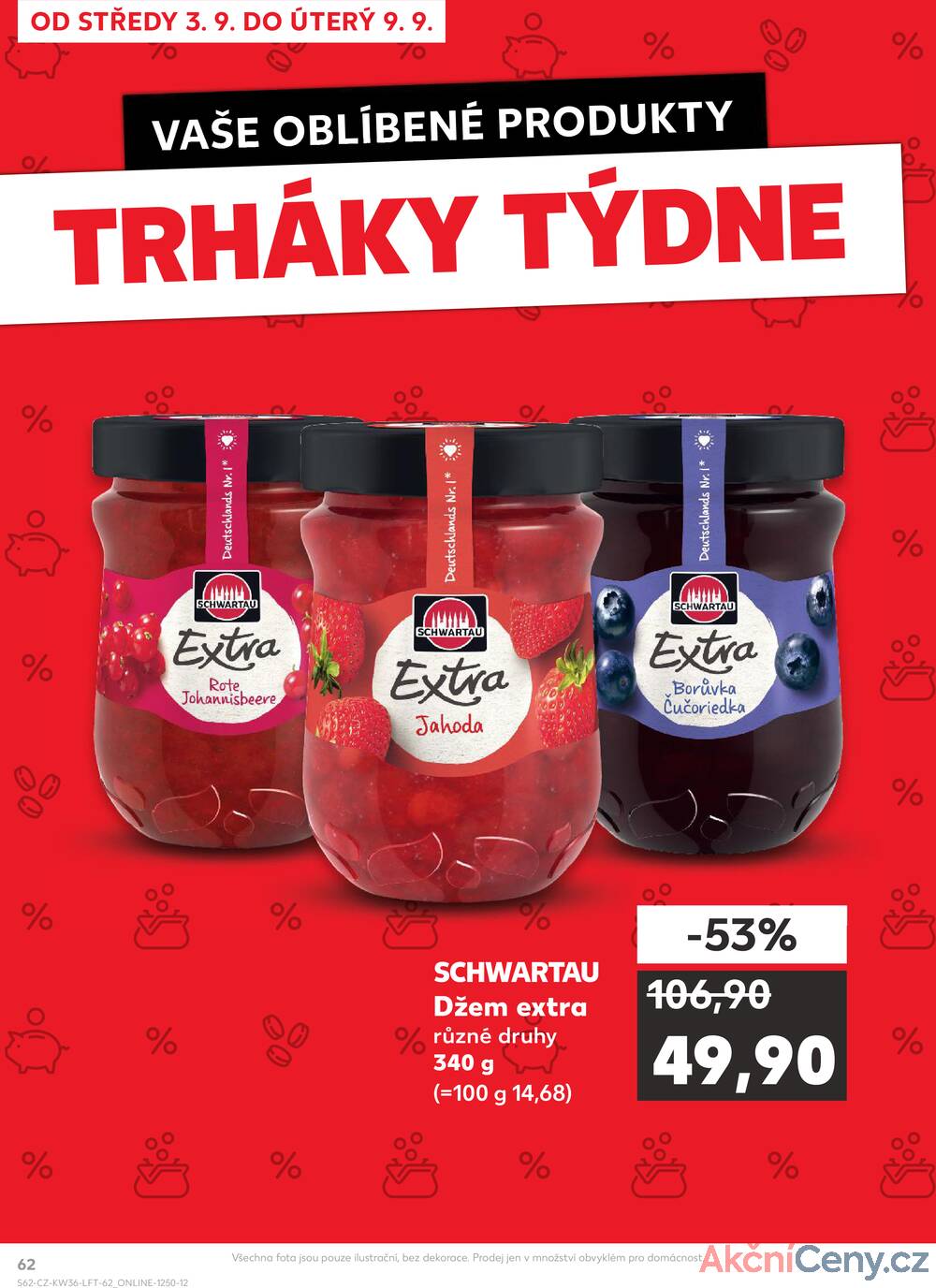 Leták Kaufland - Kaufland 3.9. - 9.9. - Kaufland - Sokolov - strana 62