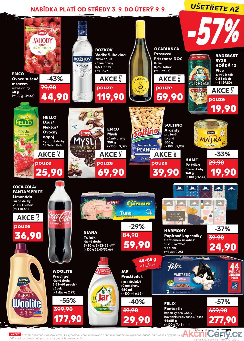 Leták Kaufland - Kaufland 3.9. - 9.9. - Kaufland - Slaný - strana 3