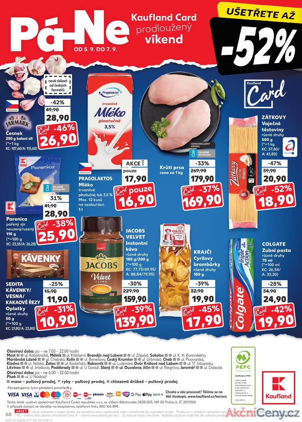 Leták Kaufland - Kaufland 3.9. - 9.9. - Kaufland - Slaný - strana 60
