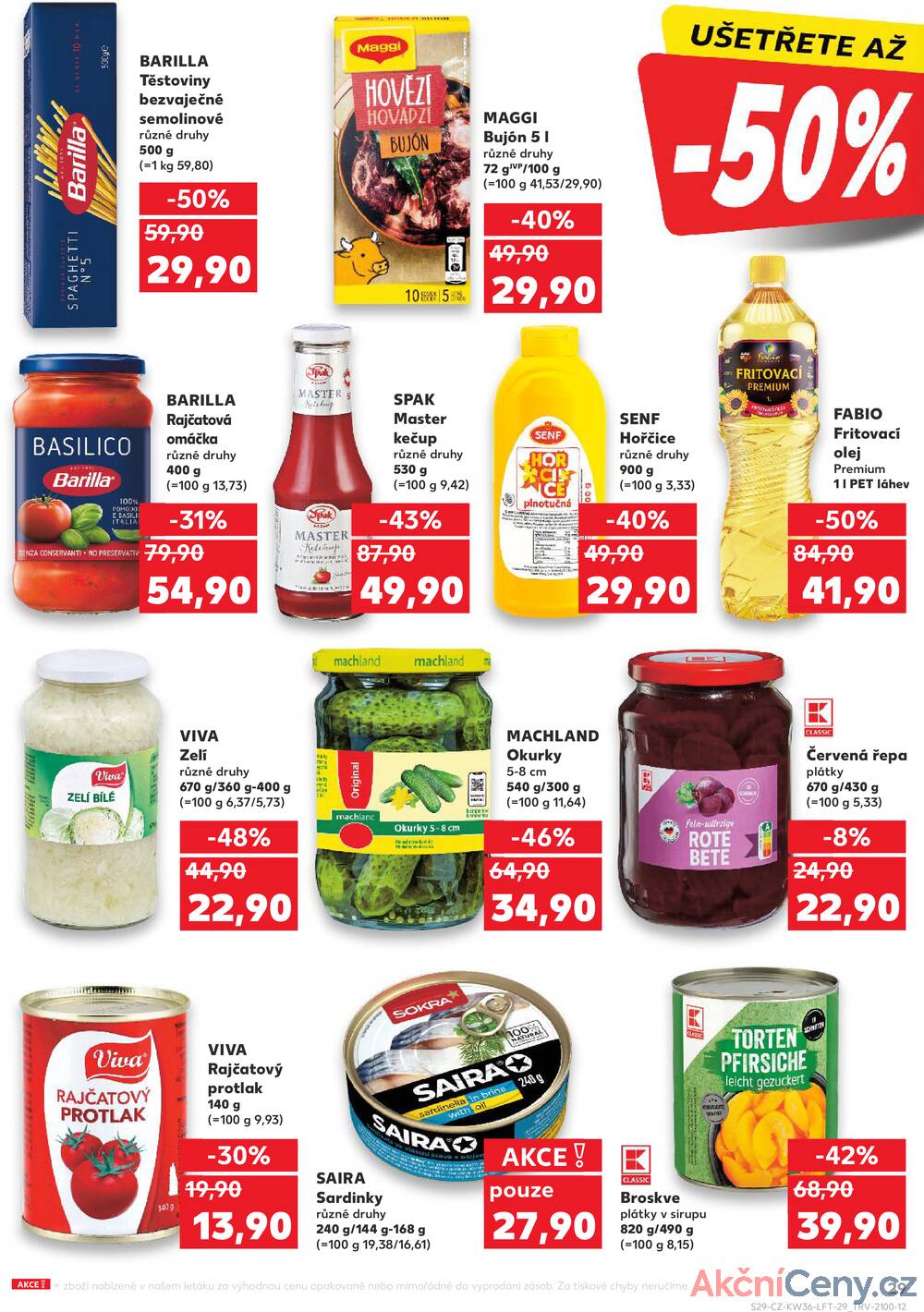 Leták Kaufland - Kaufland 3.9. - 9.9. - Kaufland - Karlovy Vary - strana 29