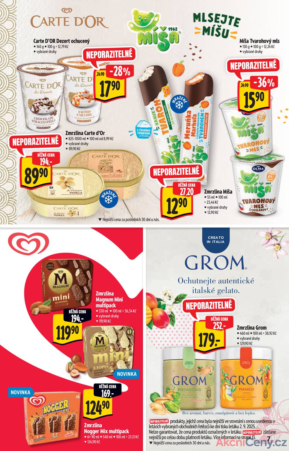 Leták Albert - Albert Supermarket katalog Brand od 10.9. do 23.9.2025 - strana 7 Leták Albert - Albert Supermarket katalog Brand od 10.9. do 23.9.2025 - strana 7
