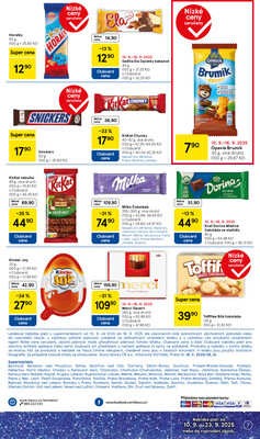 Tesco supermarkety od 10.9. do 16.9.2025