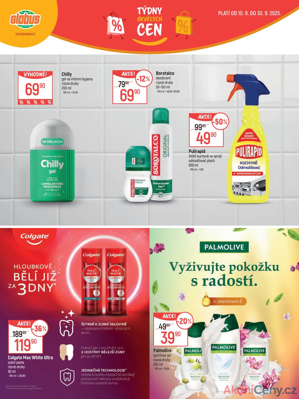 Leták Globus - Akční leták Globus 10.9. - 30.9.2025 - Globus Opava - strana 19