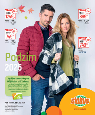 Leták Akční leták Globus 10.9. - 6.10.2025 - Globus Ostrava