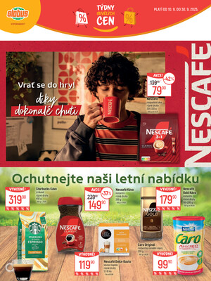 Akční leták Globus 10.9. - 30.9.2025 - Globus Brno Ivanovice