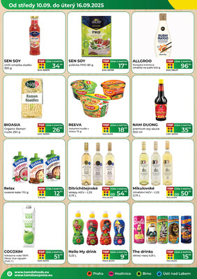 Tamda Foods od 10.9. do 16.9.2025