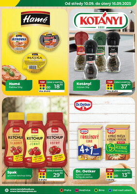 Tamda Foods od 10.9. do 16.9.2025